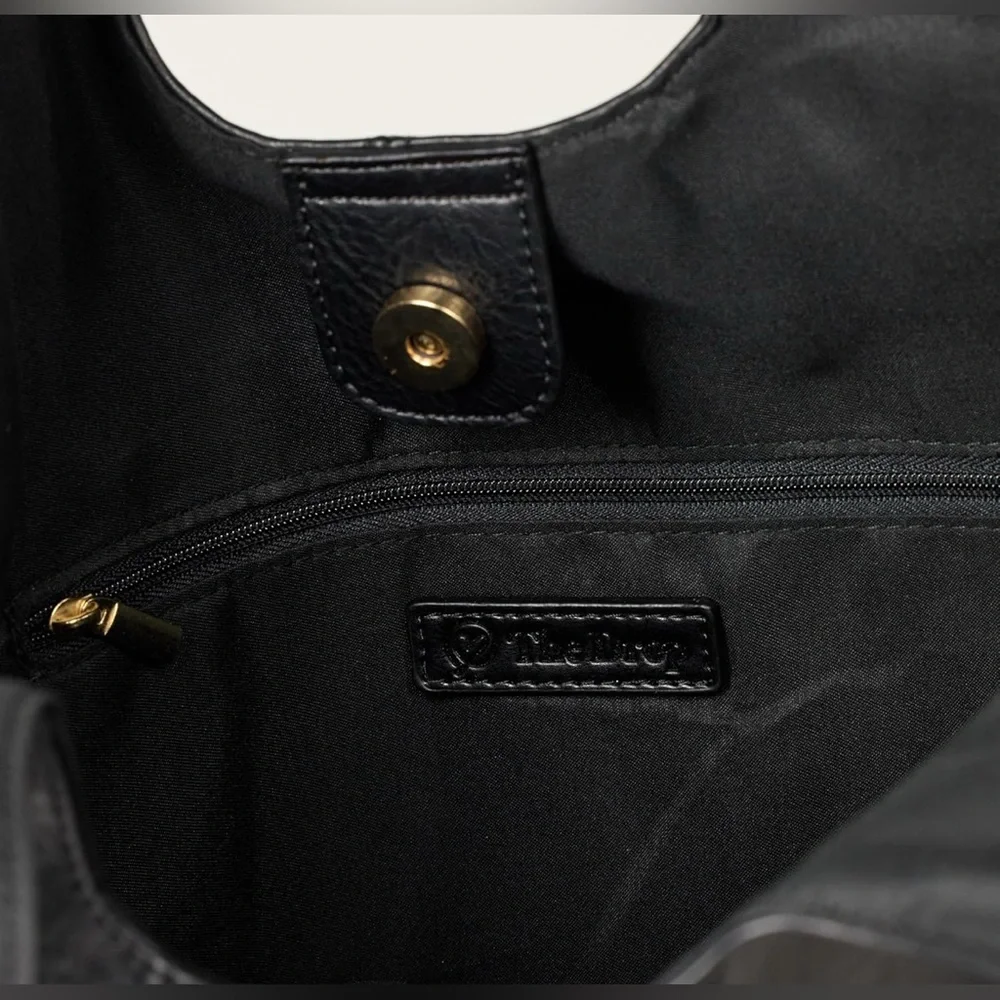 NWT The Drop Morgan Soft Hobo Tote - Black